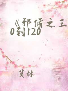 《邪修之王》90到120