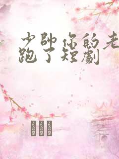 少帅你的老婆又跑了短剧