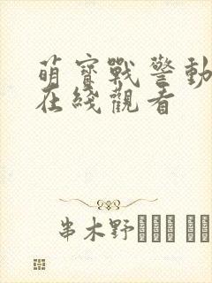 萌宝战警动画片在线观看