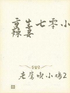 重生七零小辣媳辣妻