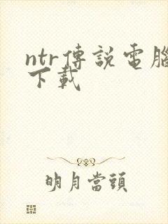 ntr传说电脑下载