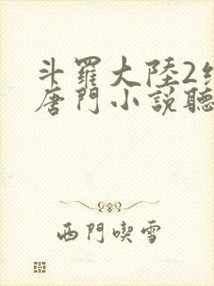 斗罗大陆2绝世唐门小说听书