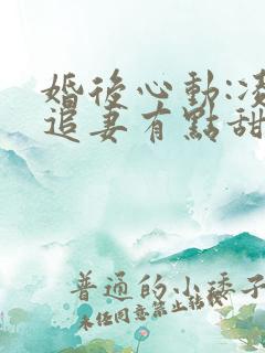 婚后心动:凌总追妻有点甜全文免费阅读陈媛