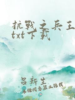 抗战之兵王出击txt下载