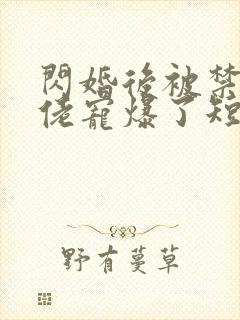 闪婚后被禁欲大佬宠爆了短剧免费播放