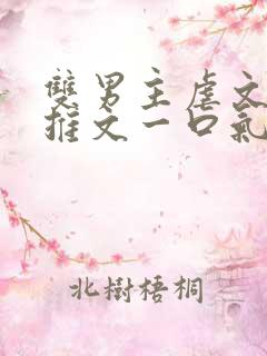 双男主虐文小说推文一口气看完