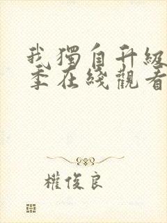 我独自升级第二季在线观看高清