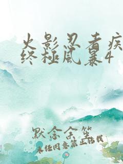 火影忍者疾风传终极风暴4