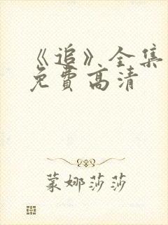 《追》全集观看免费高清