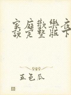 家庭欢乐夜 小说完整版下载txt