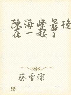 陈海峰最后和谁在一起了