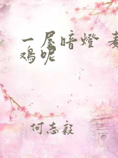 一屋暗灯 麦香鸡呢