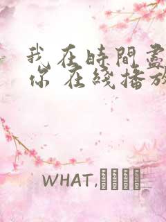 我在时间尽头等你 在线播放