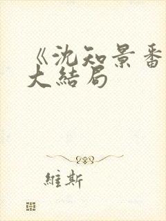 《沈知景番外》大结局