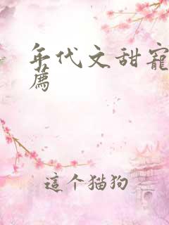 年代文甜宠文推荐