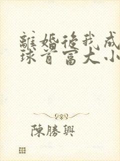 离婚后我成了全球首富大小姐短剧免费观看