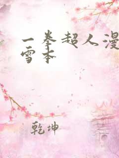 一拳超人漫画吹雪本