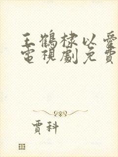 王鹤棣以爱为营电视剧免费观看