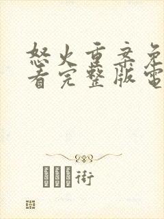 怒火重案免费观看完整版电影国语