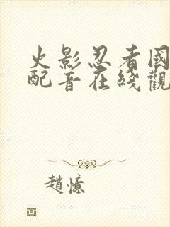 火影忍者国语版配音在线观看