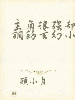 主角很强却很低调的玄幻小说