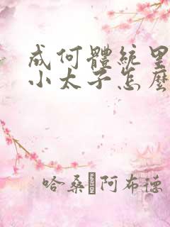 成何体统里面的小太子怎么来的