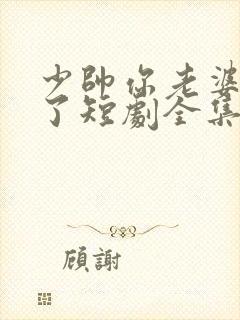 少帅你老婆又跑了短剧全集免费