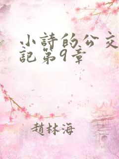 小诗的公交车日记第9章