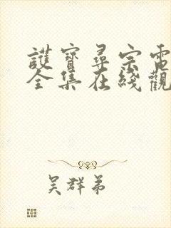 护宝寻宗电视剧全集在线观看免费播放