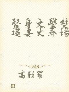 替身文学双男主追妻火葬场推荐