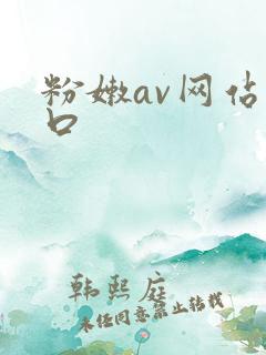 粉嫩av网站入口