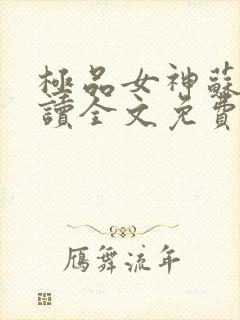 极品女神苏晴阅读全文免费