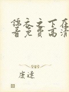 锦衣之下在线观看免费高清