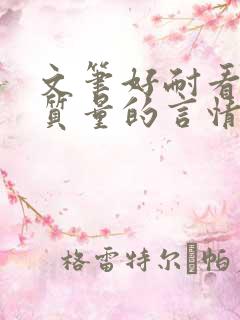 文笔好耐看的高质量的言情小说