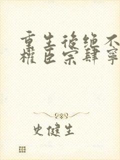 重生后绝不嫁给权臣宗肆宁芙小说