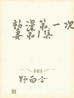 动漫第一次的人妻第1集