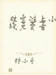 破云淮上小说在线免费看