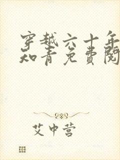 穿越六十年代小知青免费阅读