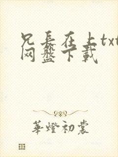兄长在上txt网盘下载