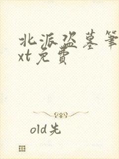 北派盗墓笔记txt免费