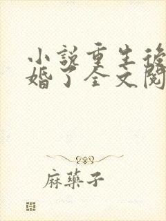 小说重生后我逃婚了全文阅读