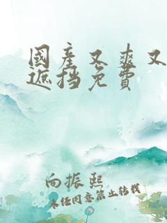 国产又爽又黄无遮挡免费