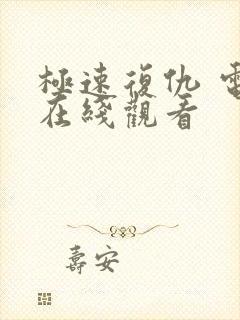 极速复仇 电影在线观看