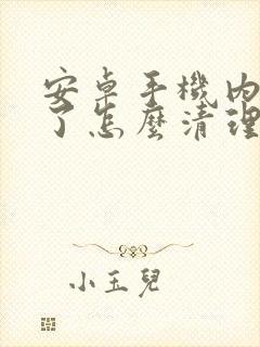 安卓手机内存满了怎么清理