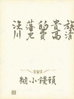 没落的贵族琉璃川免费高清全集