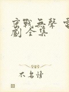 密战无声 电视剧 全集