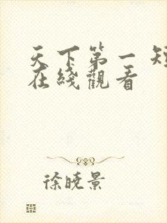 天下第一 短剧在线观看