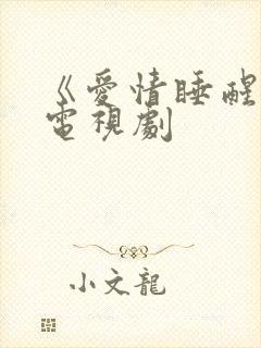 《爱情睡醒了》电视剧