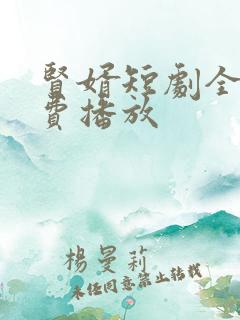 贤婿短剧全集免费播放