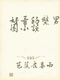 好看的双男主校园小说